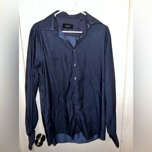 Lindbergh Men’s Dark Blue Dress Button Down. Great condition. Size M (39/40)